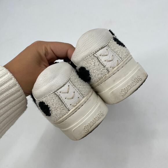 Soludoa Yin Yang Sherpa Platform Sneakers - Picture 6 of 8